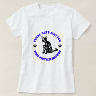 Camiseta Os Gatos De Feral Importam. Retorna com Neutro de 