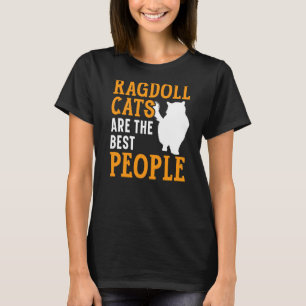 Camiseta Os Gatos De Ragdoll São O Melhor Gatinho Gatinho D