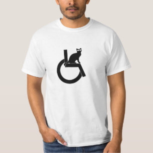 Camiseta Os gatos deficientes são legal