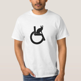 Camiseta Os gatos deficientes são legal