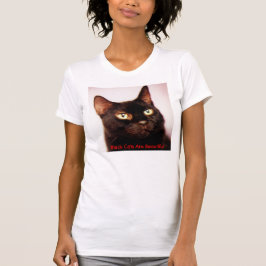Camiseta Os gatos pretos são t-shirt bonito