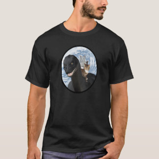 Camiseta Os gatos que montam o Nessie