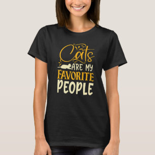 Camiseta Os Gatos São As Minhas Pessoas Favoritas. Cat Lady
