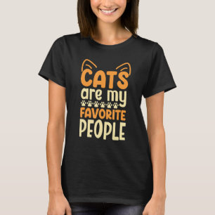 Camiseta Os Gatos São O Meu Gatinho De Gatos Bonitos De Pes