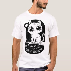 Camiseta Os Gatos São Os Companheiros Puros