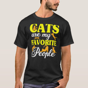 Camiseta Os Gatos São Os Meus Pessoas Favoritos Gato Da Mãe