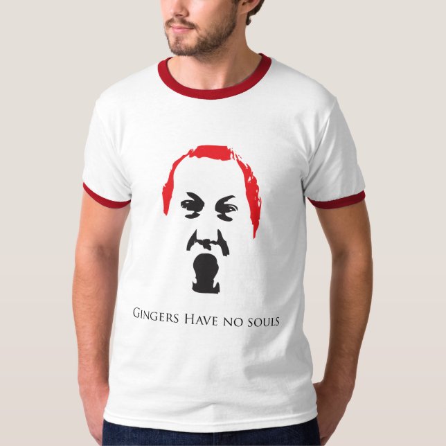 Camiseta Os gengibres não têm nenhuma alma (Frente)