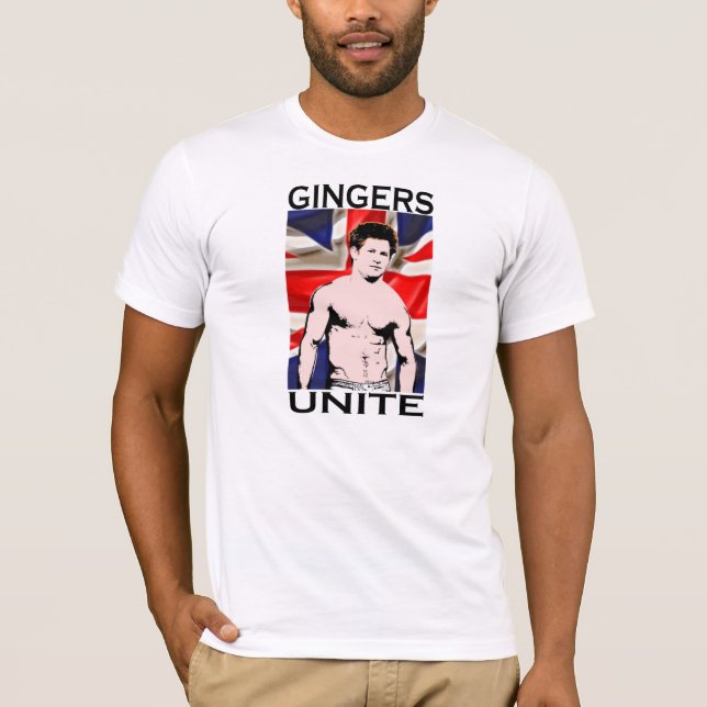 CAMISETA OS GENGIBRES UNEM O GENGIBRE REAL BRITÂNICO DO (Frente)