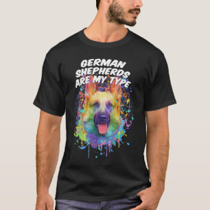 Camiseta Os german shepherd São Os Meus Animais Do Tipo Hum