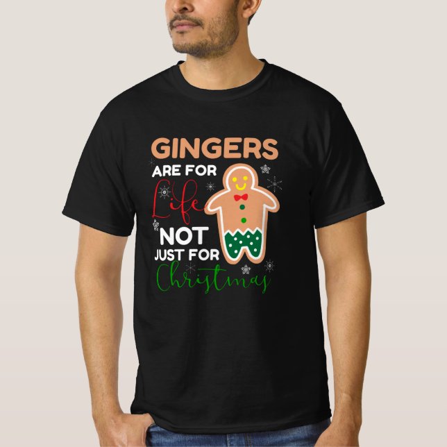 Camiseta Os Gingers Estão Presentes No Natal Da Vida (Frente)
