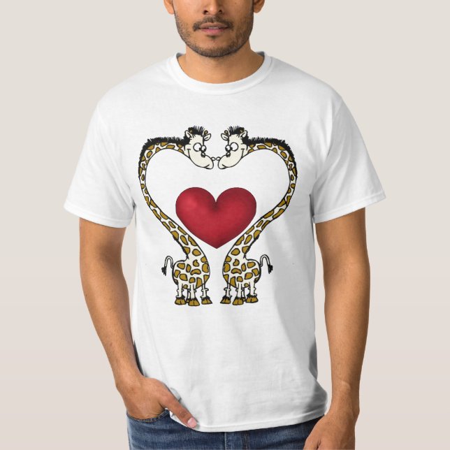 Camiseta Os Girafa-Homens dos Camisa-Namorados de T, (Frente)