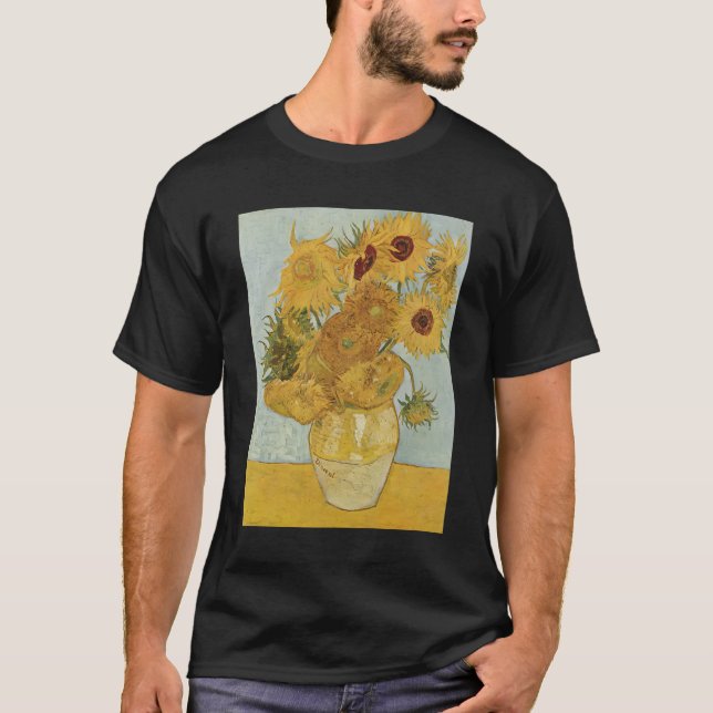 Camiseta Os Girassóis De Vincent Van Gogh (Frente)