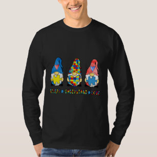 Camiseta Os Gnomos Aceitam Compreender A Consciência Do Aut