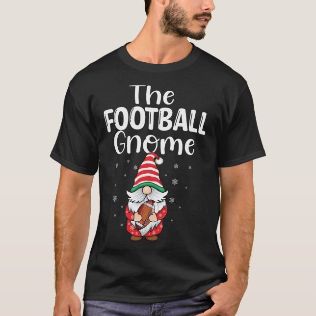 Camiseta Os gnomos de futebol vermelhos verificam o Cristo  (Frente)