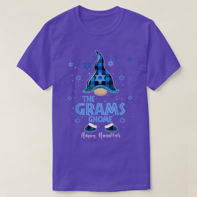 Camiseta Os Gnomos Judeus Grams Gnomo Felizes Hanukkah (Frente do Design)