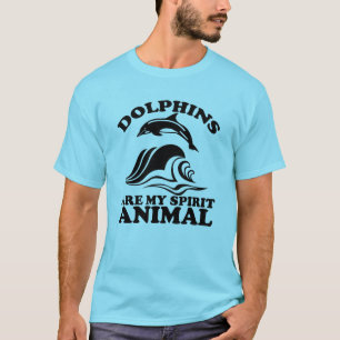 Camiseta Os golfinhos são o meu animal espiritual