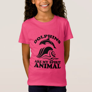 Camiseta Os golfinhos são o meu animal espiritual