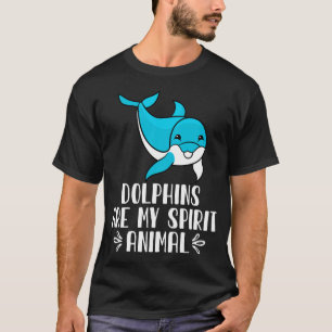 Camiseta Os Golfinhos São O Meu Animal Espirituoso