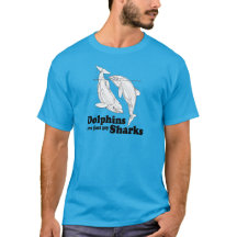 Os golfinhos são tubarões alegres