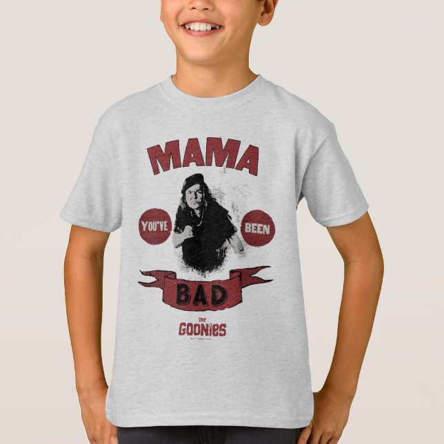 Camiseta Os Goonies Mama Fratelli "Você Foi Má" (Frente)