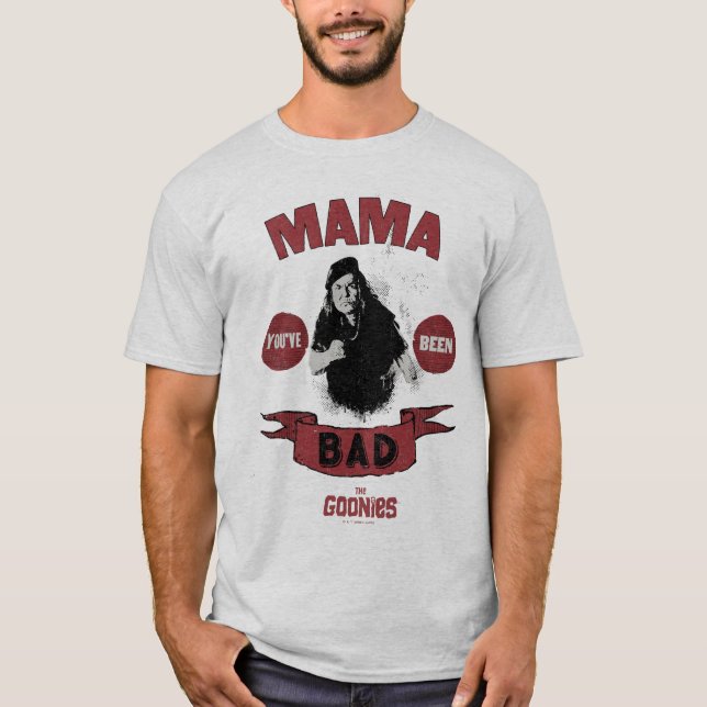 Camiseta Os Goonies Mama Fratelli "Você Foi Má" (Frente)
