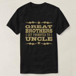 Camiseta Os grandes irmãos obtêm promovidos ao tio