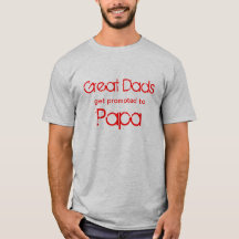 Os grandes pais obtêm promovidos ao t-shirt da