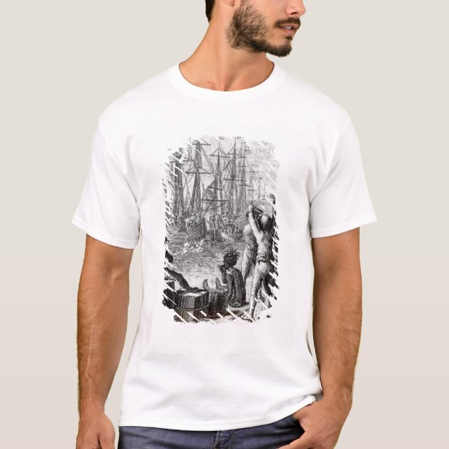Camiseta Os habitantes do lance de Boston (Frente)