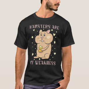 Camiseta Os Hamsters São A Minha Garota De Porcos Da Guiné