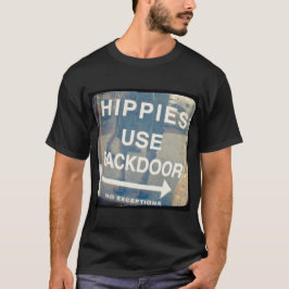 Camiseta Os hippys usam o Tshirt dos homens secretos