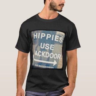 Camiseta Os hippys usam o Tshirt dos homens secretos