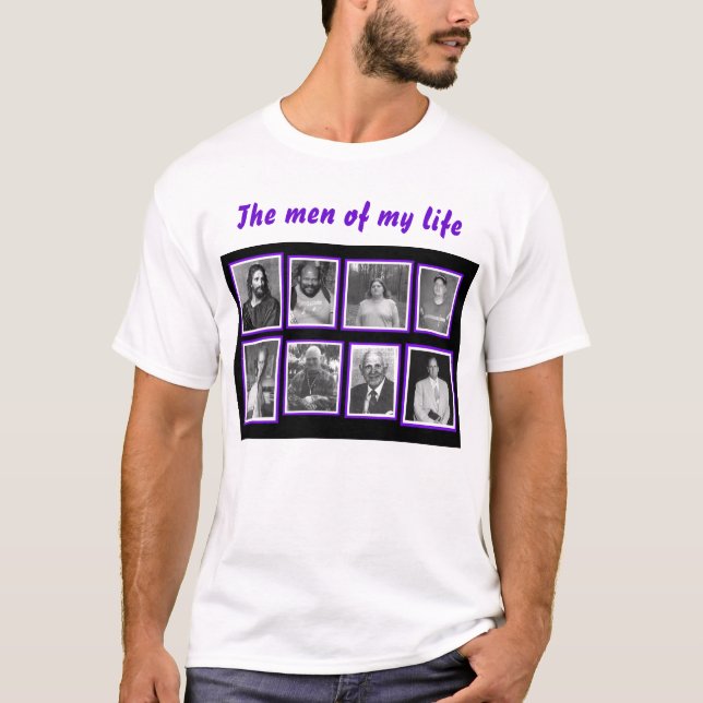Camiseta Os homens & as mulheres de minha vida (Frente)