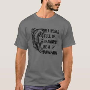 Camiseta Os Homens De Um Cheio Mundial De Avós São Um Urs