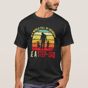 Camiseta Os Homens De Um Cheio Mundial De Avós São Um Vin P