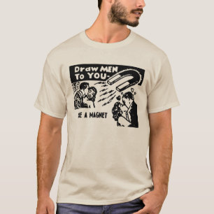 Camiseta os homens do desenhar dos anos 50 a você gostam d