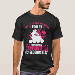 Camiseta Os Homens Não Deixam A Maquiagem E O Perfume Tirem