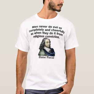 Camiseta Os homens nunca fazem o mau tão completamente