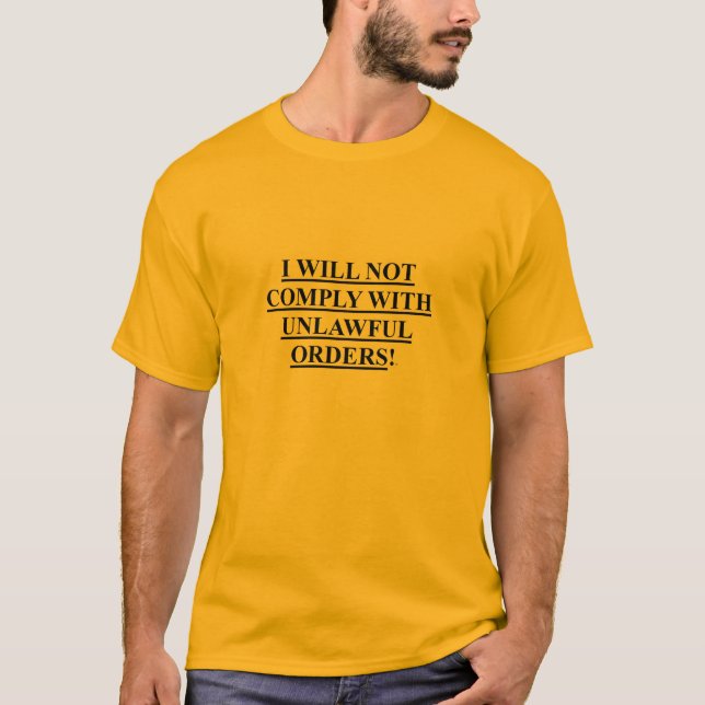 Camiseta Os homens que o t-shirt com MIM NÃO (Frente)