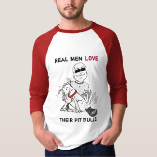 Camiseta Os homens reais amam seus touros de poço