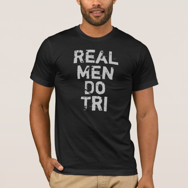 Camiseta Os homens reais fazem tri (Frente)