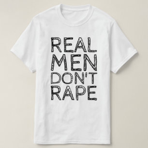CAMISETA OS HOMENS REAIS NÃO VIOLAM