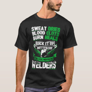 Camiseta Os homens reais transformam-se soldadores