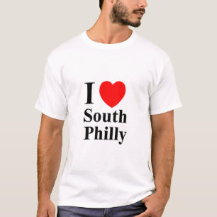 Camiseta Os HOMENS ' S eu amo o TShirt sul de Philly