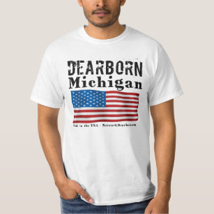 Camiseta Os homens Short a Capa - Dearborn, MI - feita nos
