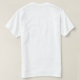 Camiseta Os homens short o t-shirt da luva (Verso do Design)