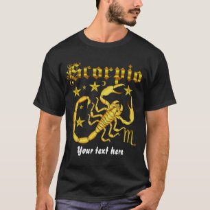 Camiseta Os homens todos do Escorpião-Zodíaco denominam