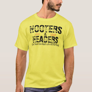 Camiseta Os HOOTERS, ENCABEÇAMENTOS, não podem ter