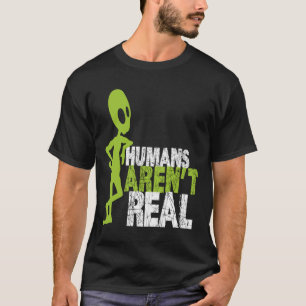 Camiseta Os humanos engraçados da alienígena não são óculos
