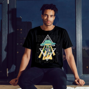 Camiseta Os humanos não existem Alienígena - Engraçado