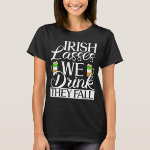 Camiseta Os Irlandeses Bebem Que Querem Dia de São Patrício
